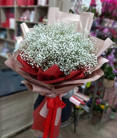 Букет цветов из: Гипсофила в Верее Раменского района
