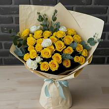 Букет цветов из:  Розы #REPLACE_PRED# Верее Раменского района