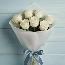 Букет 7 Белых роз Эдлесс Лав #REPLACE_PRED# Верее Раменского района