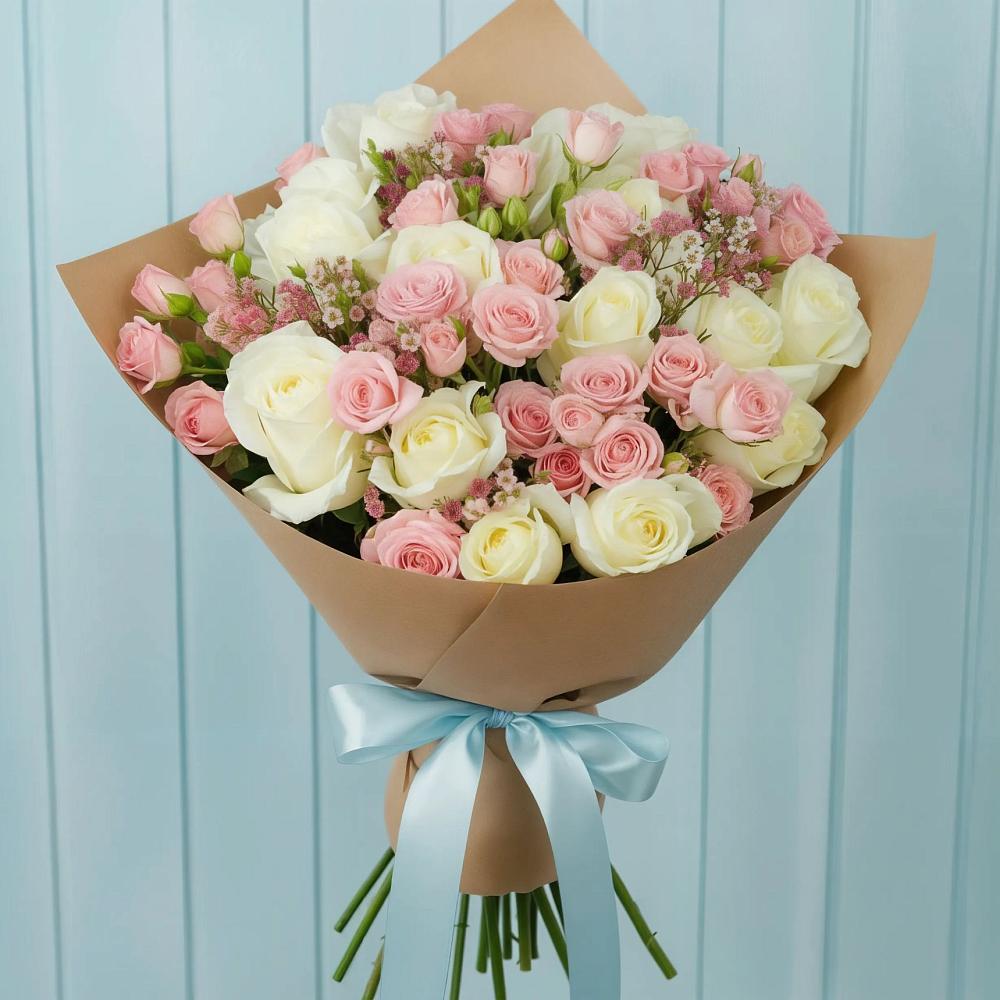 Букет цветов из: Розы в Верее Раменского района