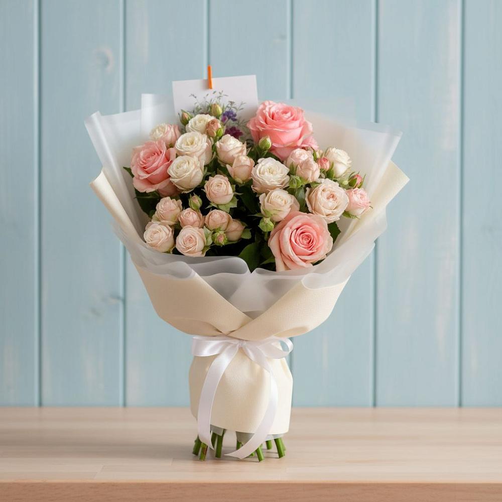 Букет цветов из: Розы в Верее Раменского района