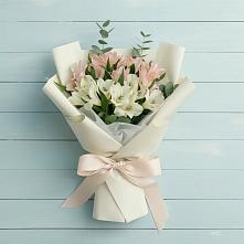 Букет цветов из:  Альстромерии #REPLACE_PRED# Верее Раменского района