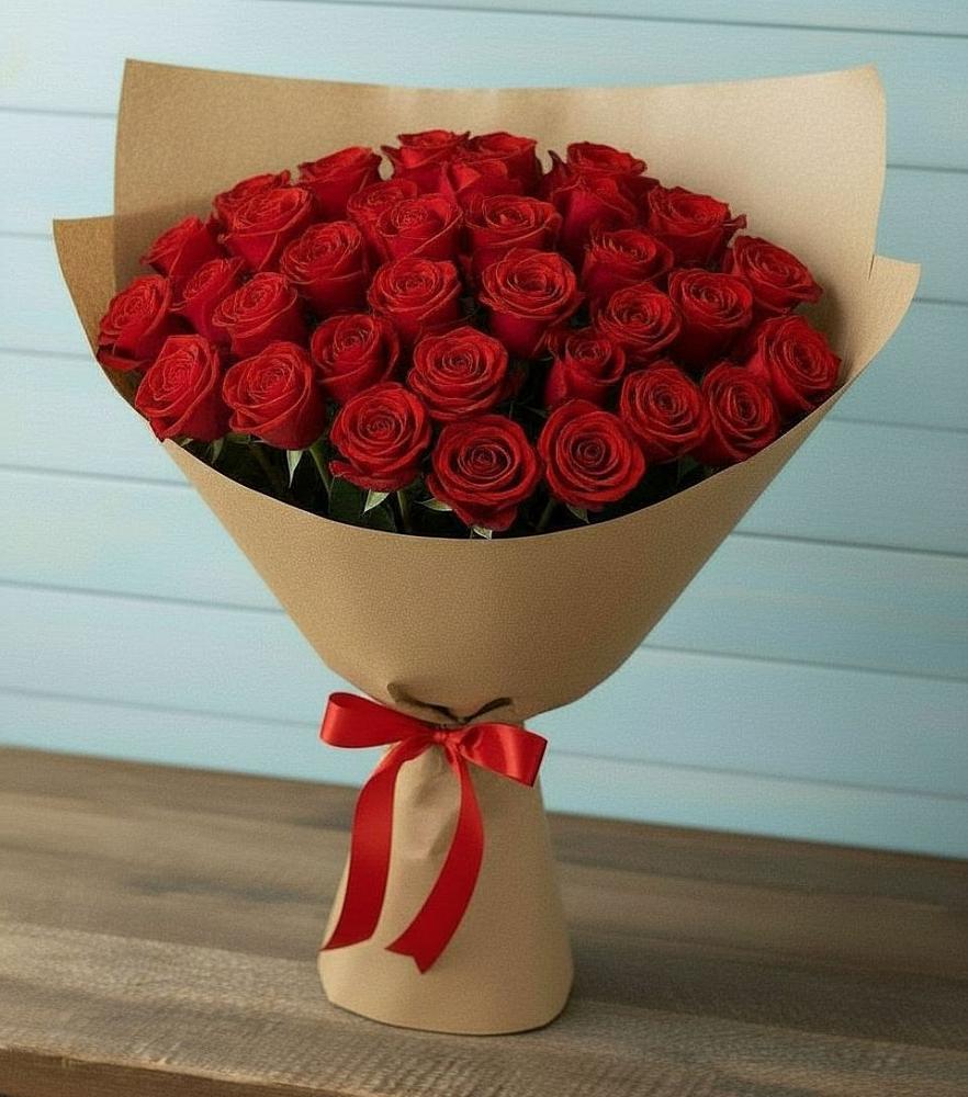 Букет Красные розы Милано в Верее Раменского района