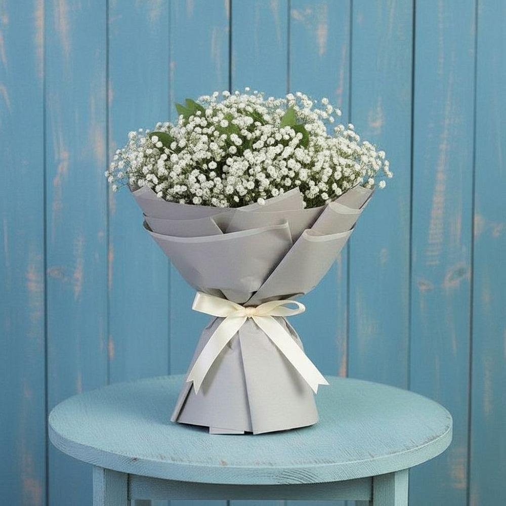 Букет цветов из: Гипсофила в Верее Раменского района