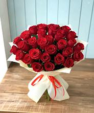 Букет 29 Красных роз в Верее Раменского района