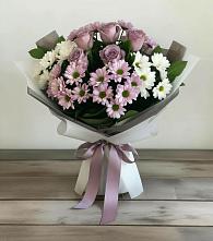 Букет цветов из:  Хризантемы и Розы #REPLACE_PRED# Верее Раменского района