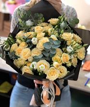 Букет цветов из:  Розы и Лизиантусы #REPLACE_PRED# Верее Раменского района