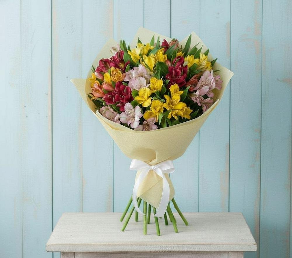 Букет цветов из: Альстромерии в Верее Раменского района