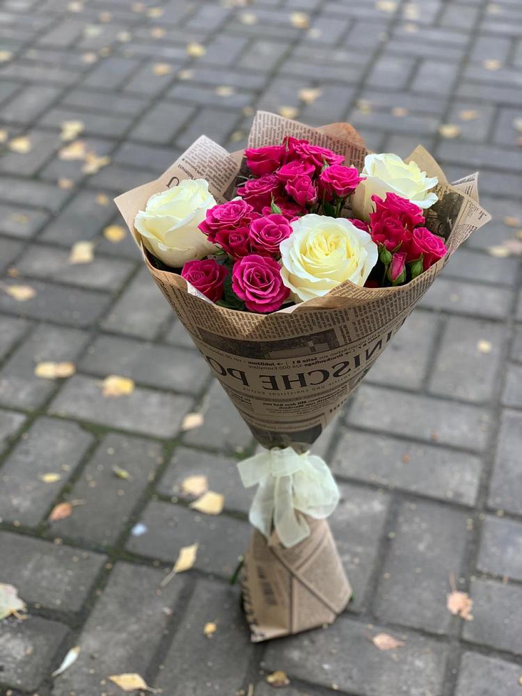 Букет цветов из: Розы в Верее Раменского района