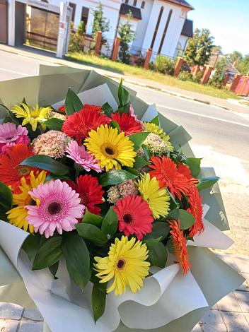Букет цветов из: Герберы в Верее Раменского района